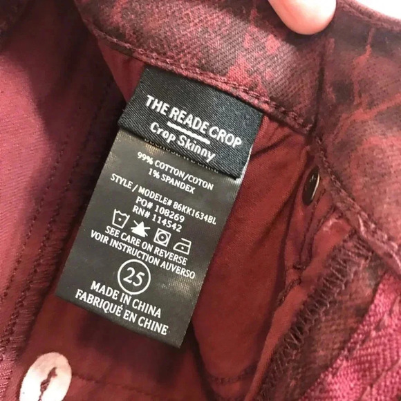 Blank NYC The Reade Crop Skinny Jean Snake Print - Picture 10 of 10